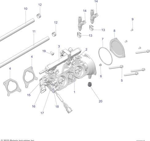 Polaris ATV O-Ring Throttle Cam Cover, Genuine OEM Part 5413599, Qty 1 in Saudi Arabia
