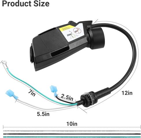 836225 مجموعة كاملة من صندوق التبديل لـ ProTeam Super Coach Pro 10، Super Coach Pro 6 أجزاء مكنسة الظهر (تتضمن 3 أسلاك تمديد) in Kuwait