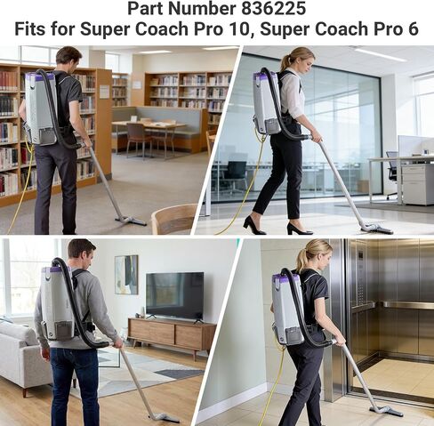 836225 مجموعة كاملة من صندوق التبديل لـ ProTeam Super Coach Pro 10، Super Coach Pro 6 أجزاء مكنسة الظهر (تتضمن 3 أسلاك تمديد) in Kuwait