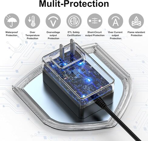 شاحن لصاروخ القرش بيت برو DK33-248080H-U متوافق مع مكنسة القرش اللاسلكية IX140H IX141 IZ140 IZ140C IZ141C IZ142 IZ363H UZ145 WZ140 24.8 فولت شاحن مكنسة لاسلكي in Kuwait
