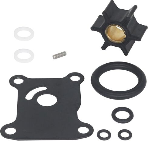 0394711 Water Pump Impeller Repair Kit for Evinrude Johnson OMC BRP 2 Stroke 8 9.9 10 15 HP 1974-UP Outboard Motor Boat Engine Replacement 394711 0387610 387610 0388139 388139 Sierra 18-3327 18-3400 in Saudi Arabia