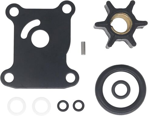 0394711 Water Pump Impeller Repair Kit for Evinrude Johnson OMC BRP 2 Stroke 8 9.9 10 15 HP 1974-UP Outboard Motor Boat Engine Replacement 394711 0387610 387610 0388139 388139 Sierra 18-3327 18-3400 in Saudi Arabia