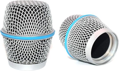 2 قطعة استبدال ميكروفون الكرة رئيس شبكة مصبغة ل SHURE Beta87 Beta87A Beta87C SM86 SM87 SM87A ميكروفون سلكي/لاسلكي in Kuwait