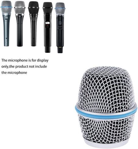 2 قطعة استبدال ميكروفون الكرة رئيس شبكة مصبغة ل SHURE Beta87 Beta87A Beta87C SM86 SM87 SM87A ميكروفون سلكي/لاسلكي in Kuwait