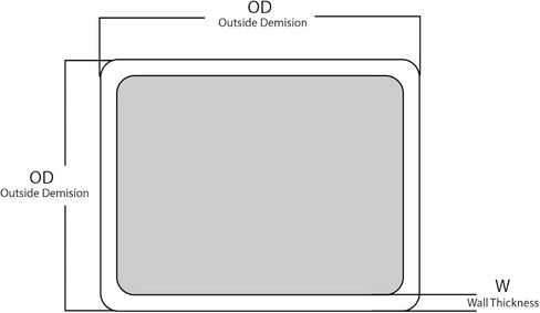 دي موين ستيل - أنبوب التسجيل الساخن: 2 بوصة × 1-1/4 بوصة × 11 جيجا (3) in Kuwait