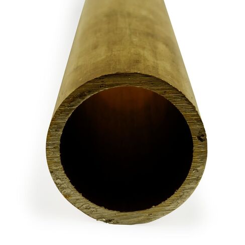 Brass Round Tubing, H58 Temper, 7/8" OD, 0.745" ID, 0.065" Wall, 12" Length, OnlineMetals in Kuwait