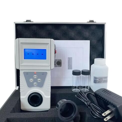 Digital Turbidity Meter Kit Turbidimeter Tester with Turbidimeter Calibration Solution Kit Range 0 to 200 NTU Accuracy 0.1 NTU Resoultion 0.01Units NTU EBC ASBC for Plants ISO7027 Compliant in Saudi Arabia