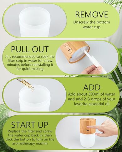 موزع روائح الزيوت العطرية سعة 300 مل، موزع روائح العلاج العطري برذاذ قنديل البحر مع 7 ألوان، 4 أوضاع إضاءة، مرطب بالموجات فوق الصوتية، موزع روائح عطرية تلقائيًا في عيد الحب، هدية عيد الفصح للمنزل والمكتب واليوجا in Kuwait