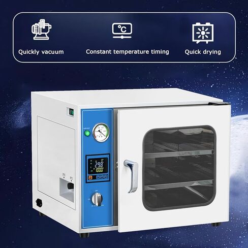 INTSUPERMAI 1.9 Cu Ft Digital Vacuum Drying Oven Industrial Vacuum Oven Drying Box Vacuum Drying Heat Treat Oven with LCD Display 110V in Kuwait
