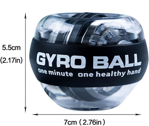Wrist Ball Power Trainer Auto Start Gyroscopic Forearm Exerciser Gyro Ball for Hand, Wrist and Sports Warm Up in Saudi Arabia