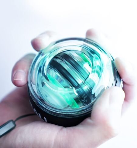 Wrist Ball Power Trainer Auto Start Gyroscopic Forearm Exerciser Gyro Ball for Hand, Wrist and Sports Warm Up in Saudi Arabia