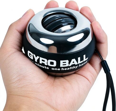 Wrist Ball Power Trainer Auto Start Gyroscopic Forearm Exerciser Gyro Ball for Hand, Wrist and Sports Warm Up in Saudi Arabia