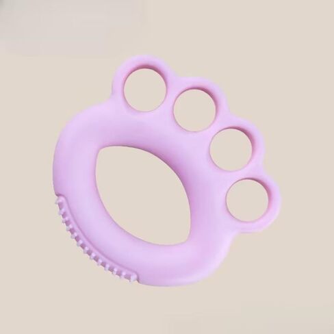 Entry Level Finger Resistance Ring Hand Grip Trainer For Gentle Strength Conditioning Stretch Mobility Therapy And Daily Exercise Routines Pink in Saudi Arabia
