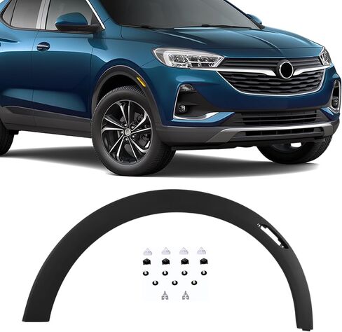 KARPAL Front Wheel Arch Fender Trim Moulding Compatible with 2020-2023 Buick Encore GX, Driver Side, Replacement 42755497 in Saudi Arabia