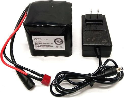 14.8v 8A Lithium Battery with Charger for CuttleJet Mini Electric Paddle Board Motor 4s 8000 mAh 118.4 Wh in Saudi Arabia