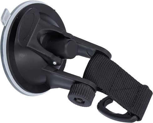 Securing Hook Suction Cup Multi Purpose Reusable Hook with Safety Hooks Reverse Adsorption for Camping Tarp Swimming Pool Tents Outdoor Black 14.5x6.5x4.5cm in Saudi Arabia