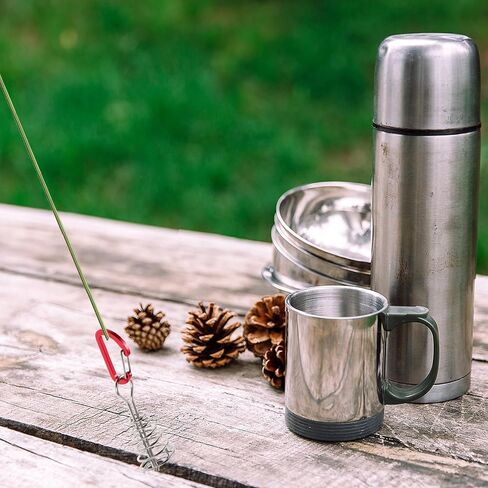 Holibanna 5pcs Spring Tent Anchors Round Tube Windproof Hooks, Stainless Steel Fast Tie Down Anchors for Outdoor Camping Tent Rope Tensioner Accessories in Kuwait