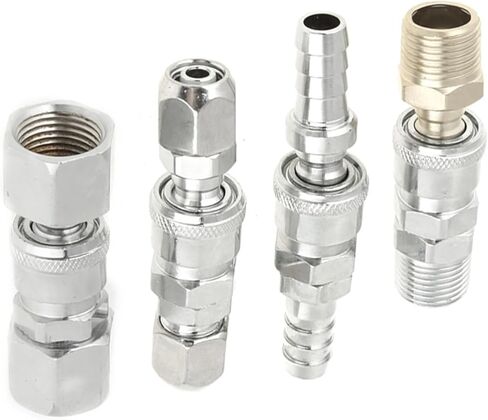 1/2" Pneumatic Air Compressor Hose Quick Coupler Socket Connector Set Compressor Hose Connector Air Hose Fitting in Saudi Arabia
