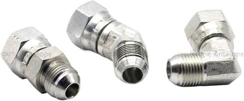 Threaded Inner and outer union 2J4 hydraulic 45 ° elbow 74 degree inner cone hydraulic joint Tubing transition fittings(JIC 1 1l16) in Saudi Arabia