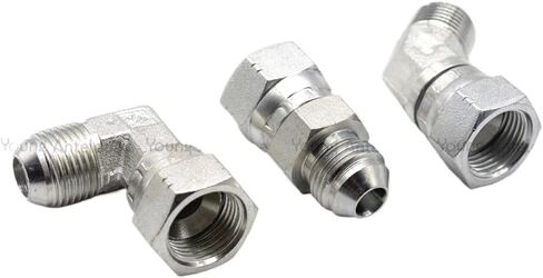 Threaded Inner and outer union 2J4 hydraulic 45 ° elbow 74 degree inner cone hydraulic joint Tubing transition fittings(JIC 1 1l16) in Saudi Arabia