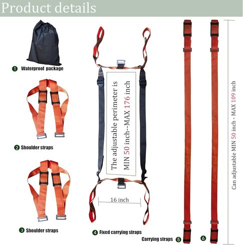 نظام رفع الأواني لشخصين، أشرطة رفع المناظر الطبيعية، أشكال أسطوانية متحركة تساعد على تحريك أسطوانة المياه/الخزانات، وأواني زهور الحديقة، والأثاث، والأجهزة، وأي أشياء ثقيلة، يصل وزنها إلى 600 رطل، حول الفناء والمنزل in Kuwait