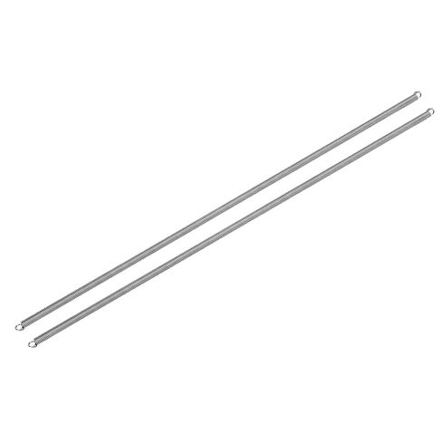 uxcell 2Pcs Extension Springs, 0.3x2x300mm/0.01x0.08x11.81in 304 Stainless Steel Extended Compression Spring Steel Dual Hook Tension Springs for Machinery Construction Home Repairs in Saudi Arabia