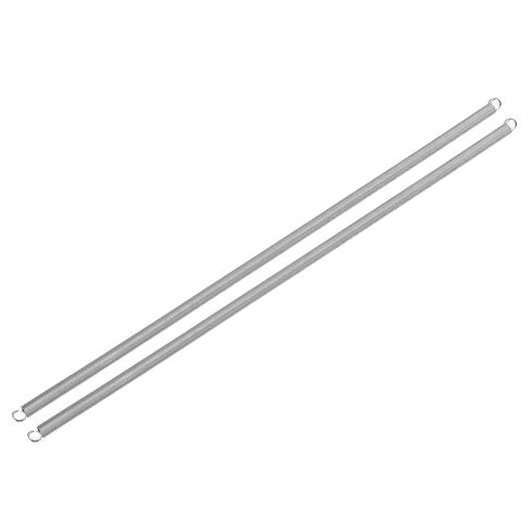 uxcell 2Pcs Extension Springs, 0.3x2x300mm/0.01x0.08x11.81in 304 Stainless Steel Extended Compression Spring Steel Dual Hook Tension Springs for Machinery Construction Home Repairs in Saudi Arabia