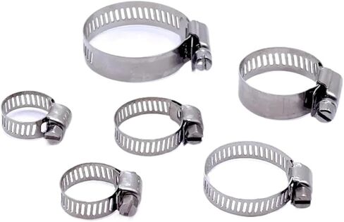 Clamps,Hose Clamps, 1pcs Hose Clamps Adjustable Clamp Hoop 6-44mm in Saudi Arabia