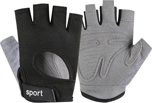 Fingerless Cycling Gloves Men Women Breathable Mesh Anti-Slip Workout Gloves for Fishing Gym Exercise Fitness Rowing in Saudi Arabia