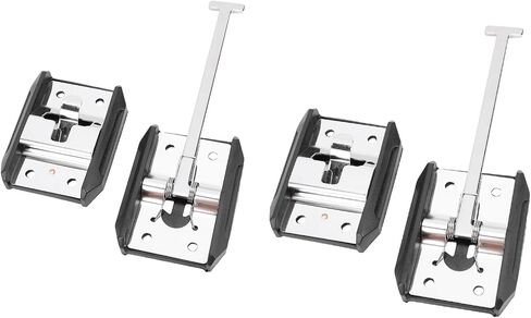 T Style Entry Door Latch, 304 Stainless Steel RV Door Latch Catch Holder with Classic T Shape Structure for Travel Trailer Cargo Van (4 Inch) in Saudi Arabia