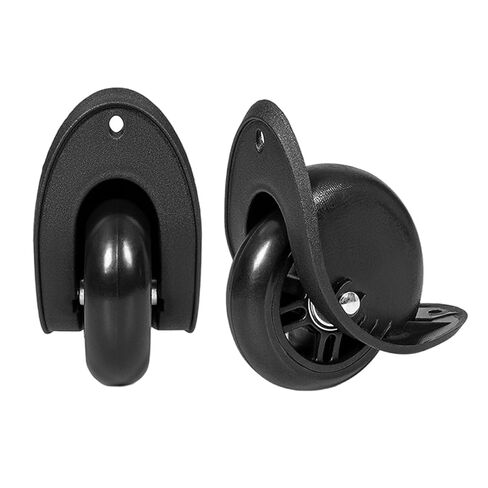 1 زوج عجلات الأمتعة السفر البلاستيكية حقيبة عجلات استبدال الأمتعة الغيار الخروع للأمتعة حقيبة استبدال in Kuwait