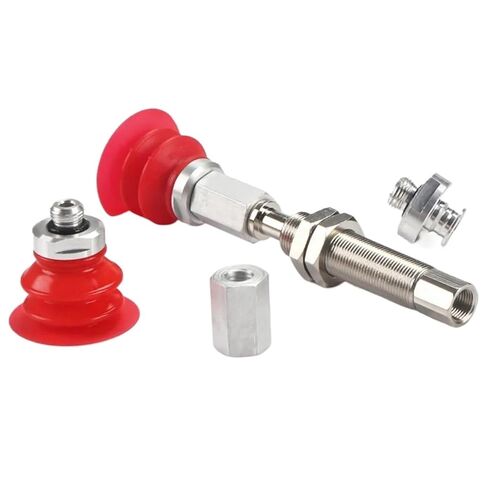 Mechanical Hand Vacuum Suction Cup Industry VBU35 Imported Silicone high Temperature Powerful Suction Nozzle Pneumatic(Transparent) in Saudi Arabia
