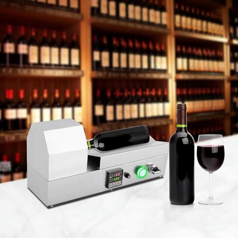 Heat Shrinking Machine, Electric PVC Capsule Shrinking Machine Digital Display Bottle Sleeve Shrink Sealing Machine Wine Bottle Cap Packaging Heat Shrink Tool for Max Diameter in Saudi Arabia