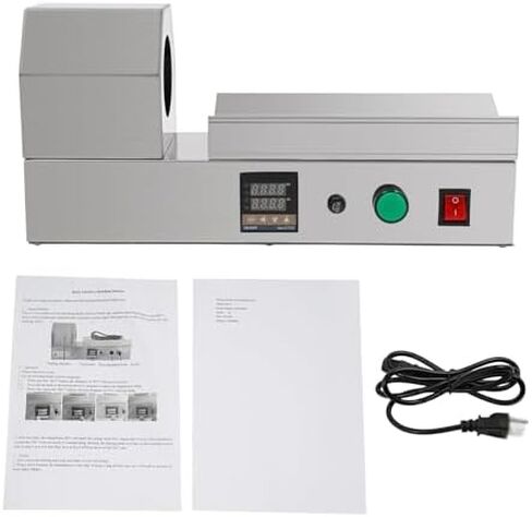 Adjustable Electric PVC Capsule Shrinking Machine, Digital Heat Shrinker for Wine Bottles, 0-400℃ Temperature Control, Fits 70mm PVC Caps, for Bottling and Packaging in Saudi Arabia