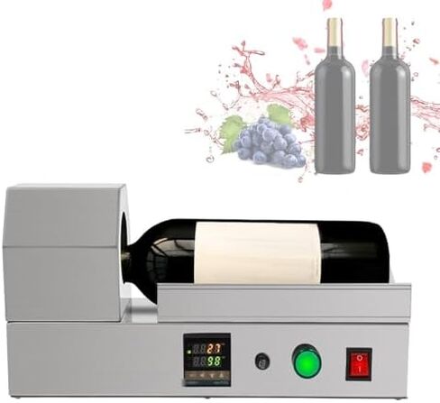 1000W Digital PVC Wine Capsule Shrinking Machine Max Diameter 7cm, 0–400°C Temp Range, 700 Bottles/h Production Speed for Efficient Labeling & Packaging in Saudi Arabia