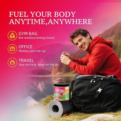 كرياتين مونوهيدرات 5000 مجم للرجال والنساء، أقراص كرياتين مونوهيدرات قابلة للمضغ لتقوية العضلات، وبناء العضلات، وتعزيز الطاقة، ومكمل ما قبل التمرين (120 قطعة) in Kuwait