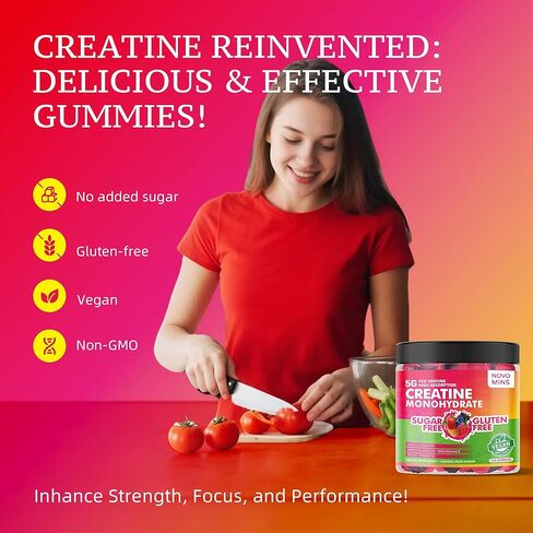 كرياتين مونوهيدرات 5000 مجم للرجال والنساء، أقراص كرياتين مونوهيدرات قابلة للمضغ لتقوية العضلات، وبناء العضلات، وتعزيز الطاقة، ومكمل ما قبل التمرين (120 قطعة) in Kuwait