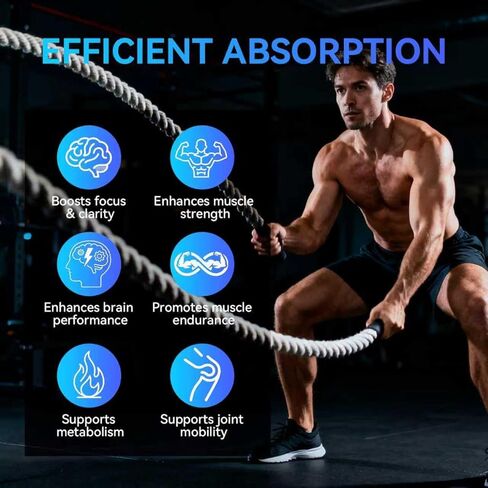 مركب مضغ الكرياتين مونوهيدرات 8000 مجم للرجال والنساء، الكرياتين مع توراين BCAA بالكهرباء لتقوية الطاقة ودعم العضلات، حلوى ما قبل التمرين، خالية من السكر، 120 قطعة in Kuwait