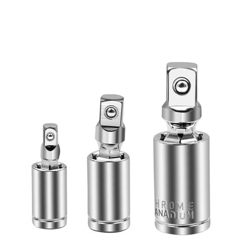 1/4" 3/8& 1/2& Universal Joint Set Ratchet Angle Extension Bar Socket Adapter Manual and Pneumatic Bendable Tools(0.5 inch) in Saudi Arabia
