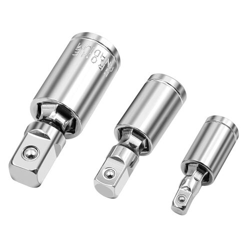 1/4" 3/8& 1/2& Universal Joint Set Ratchet Angle Extension Bar Socket Adapter Manual and Pneumatic Bendable Tools(0.5 inch) in Saudi Arabia
