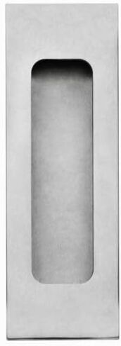 Intersteel 120 X 40 mm Satin Stainless Steel Rectangular Blind Recessed Sliding Door Flush Pull in Saudi Arabia