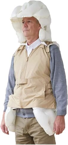Anti-Fall Airbag Suit Intelligent Vest with Bluetooth Power Tips 0.08s Pop Up Head Protection Effectively Aid for Elderly Gift yjt0rf-11223(G1,XX-L) in Saudi Arabia