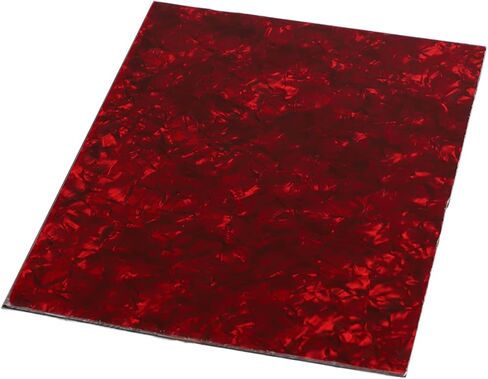 Electric Bass Guitar Pickguard, Backplate with Spring Pad and Felt Pad, Red Pearl in Kuwait