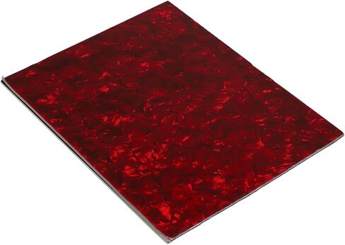 Electric Bass Guitar Pickguard, Backplate with Spring Pad and Felt Pad, Red Pearl in Kuwait