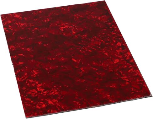 Electric Bass Guitar Pickguard, Backplate with Spring Pad and Felt Pad, Red Pearl in Kuwait