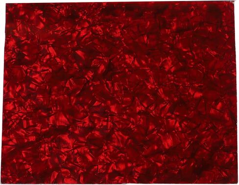 Electric Bass Guitar Pickguard, Backplate with Spring Pad and Felt Pad, Red Pearl in Kuwait