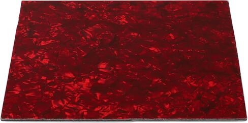 Electric Bass Guitar Pickguard, Backplate with Spring Pad and Felt Pad, Red Pearl in Kuwait