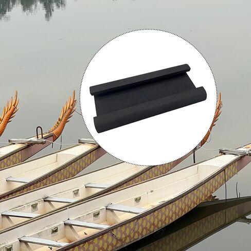 Non-Slip Dragon Boat Cushion, Comfortable Saddle, Shockproof Protector for Water Sports, Competition, Training and, Black in Saudi Arabia