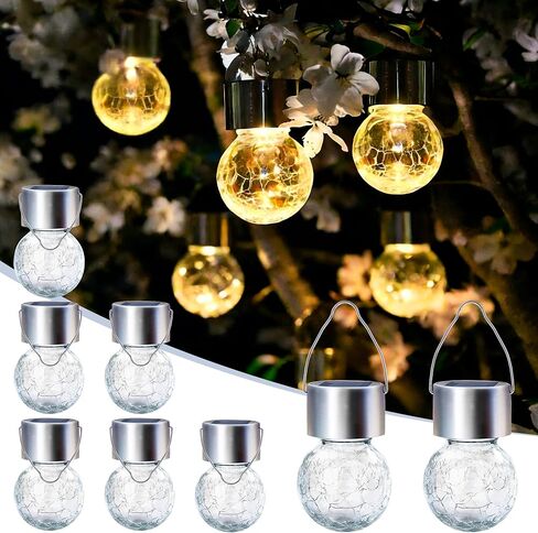 SOLPEX 12 Pack Solar Outdoor Lights Decorative ، Flight Solar Solar Light Outdoor Solar Laughst Powered Powered ، Light Globe Light for Garden ، Watio ، Patio ، Lawn ، Flower Sed (تغيير اللون) in Kuwait