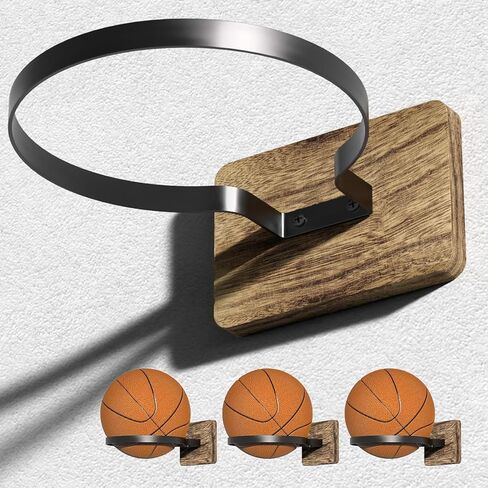 4PCS Ball Holder Wall Mounted Display Ball Storage Holder for Basketball Football Soccer Volleyball in Saudi Arabia
